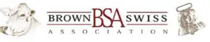 Brown Swiss Association logo with cow
