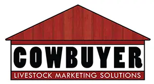 Cowbuyer logo with red barn roof